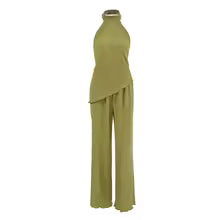 Completo Donna Estivo con Top Monospalla e Pantalone Palazzo